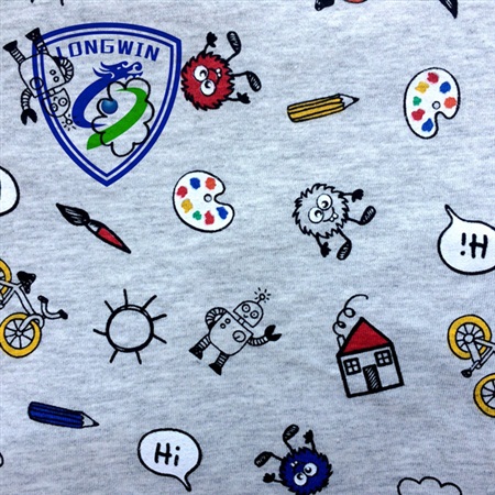 DC023 印花全棉汗布